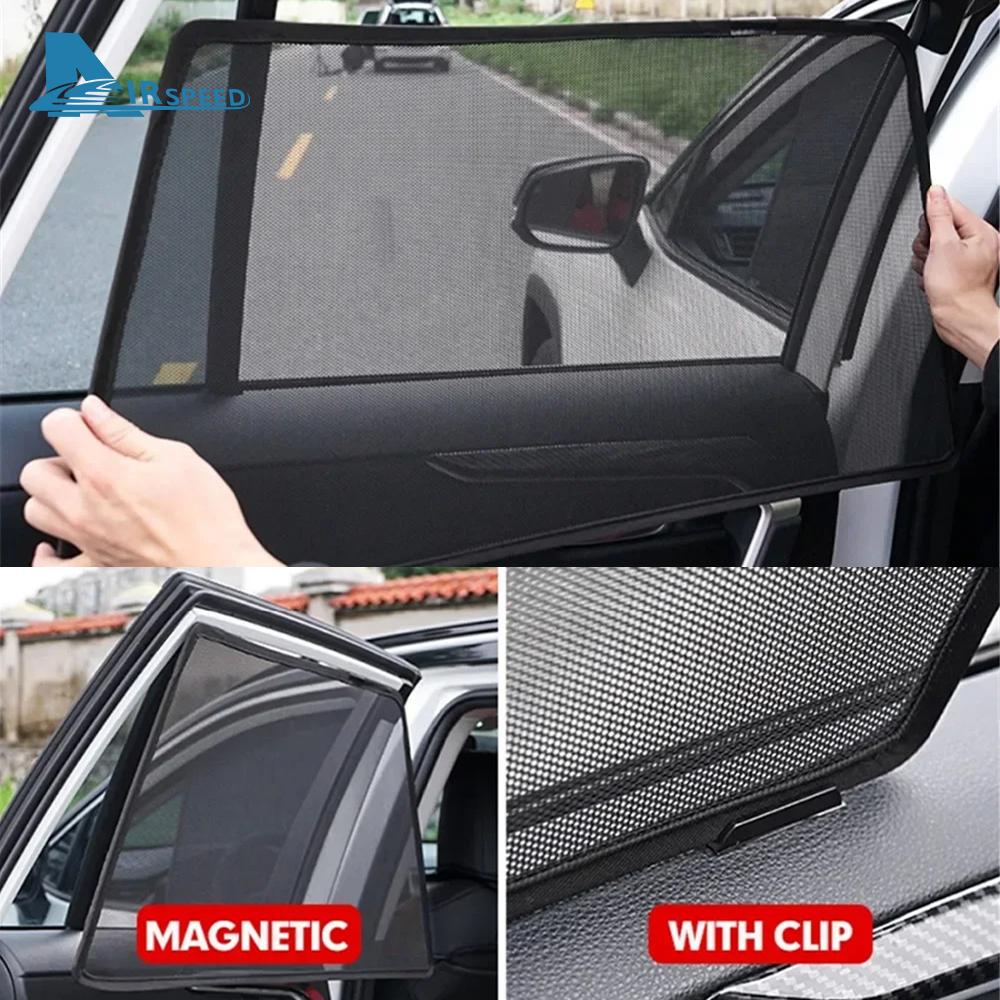 BYD Atto 3 2022-2024 Magnetic Car Window Sunshade Umbrella – Front Windshield and Rear Window Anti-UV Portable Sun Screen