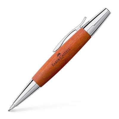 Druckbleistift Emotion Wood Chrom Birnenholz Braun 138382 Echtes Importprodukt Faber-Castell & 1,4 mm