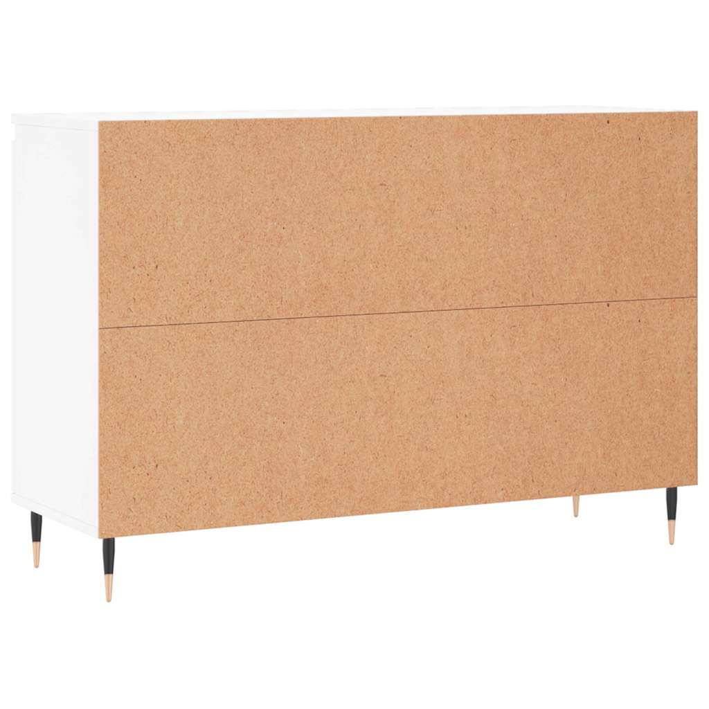 Sideboard White 101.5 X 35 X 70 Cm Engineered Wood