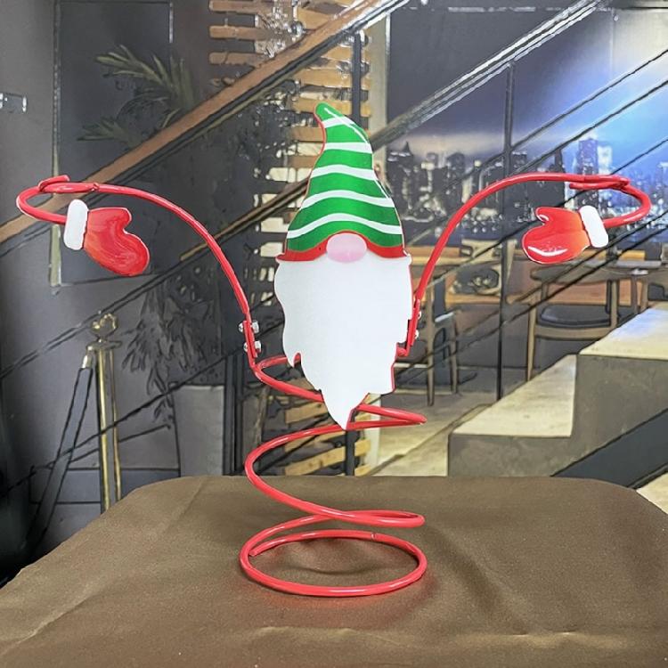 Holiday Wine Bottle Glass Holder Kitchen Storage Rack Christmas Bar Home Decor