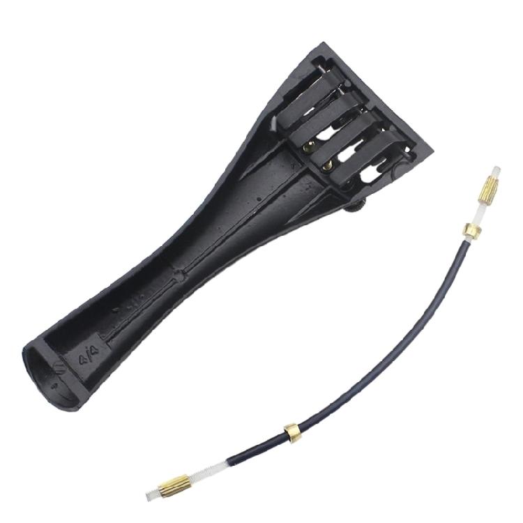Vintage Guitar Bridge Set Stop Bar Tailpiece Professional Violin Tailpiece for Improved Tone and Volumes 1