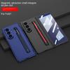 For Samsung Galaxy Z Fold 7 Case Hard Business With Middle Hinge Pen Protective Back Cover Case For Samsung Z Fold7 Phone Shell
