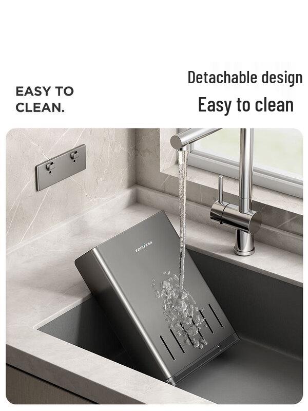 Starry Grey Multi-functional Wall-Mounted Kitchen Knife & Utensil Rack