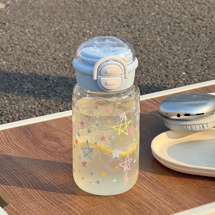 1 Piece Bow Plastic Cup, Portable and Handy, Milk Cup