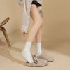 Fashion 2025 New Suede Shoes for Women Cork Footbed Sandals with Arch Support Fashion Nonslip Outdoor Beach Slippers Home Shoes