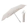 Ogawa Folding Blocks of UV Simple Perfect Gift for or Any LINEDROPS 57435 Women's Parasol, Beige, 99.9% Rays, Water-Repellent, Stylish, Embroidered,