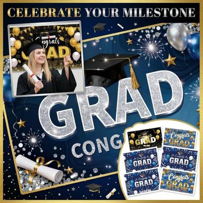 Graduation , Campus Graduation Decorations, Party Banners, Courtyard Ornaments, Background Fabric, Indoor Dining Event