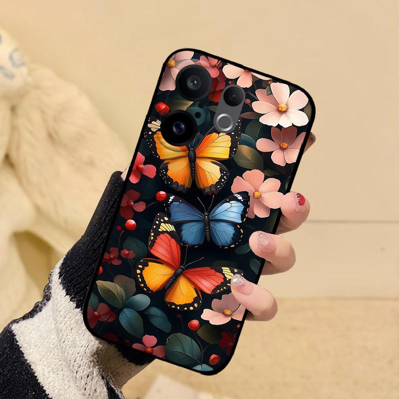 For VIVO S30 Pro Mini Phone Case Stylish Soft TPU Cover For Vivo X200 FE Shockproof Bumper Funda V2503 V2465A Lens Protection