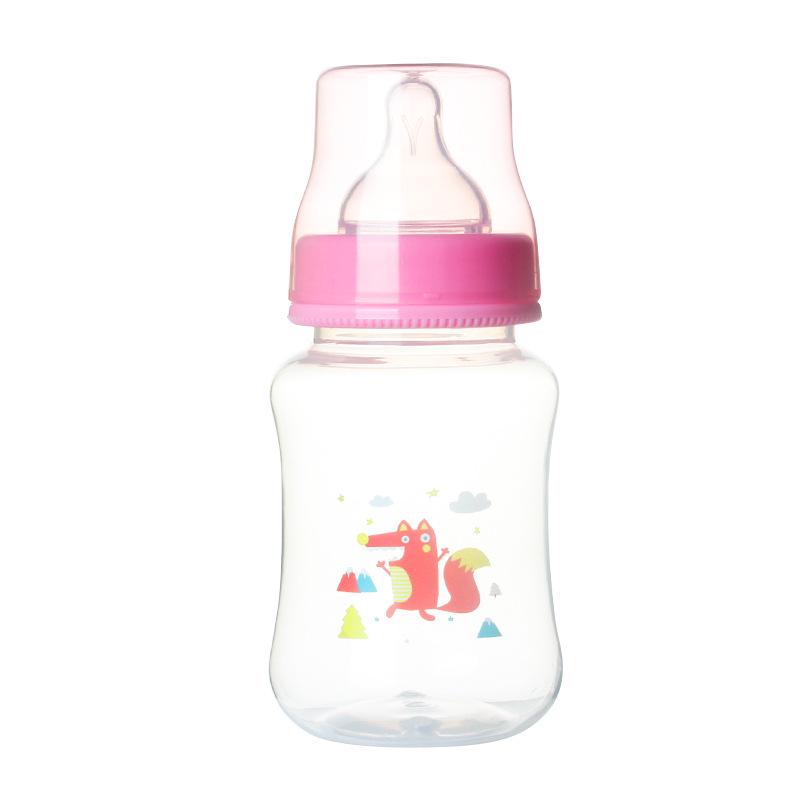 Multifunctional Wide-Neck Baby Bottle with Handle - 3-in-1 Weaning and Duckbill Cup