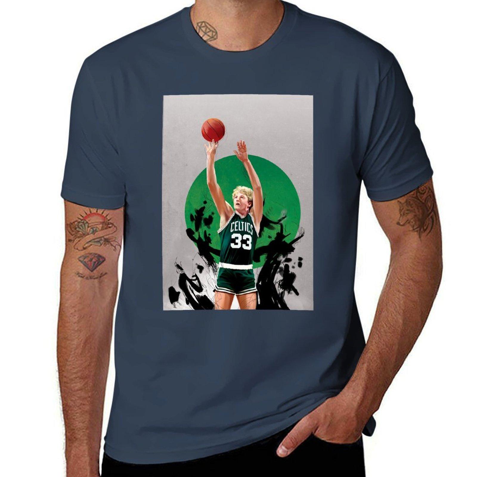 Larry Bird Legend TShirt man t shirts cotton t shirts cotton 100 TShirt S