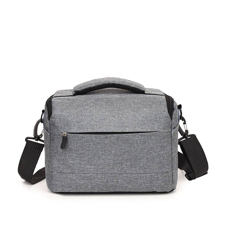 Camera Bag Handbags Nylon Shoulder Bag Camera Case Portable Photographer Crossbody Bag for Sony Canon Panasonic DSLR Camera серый
