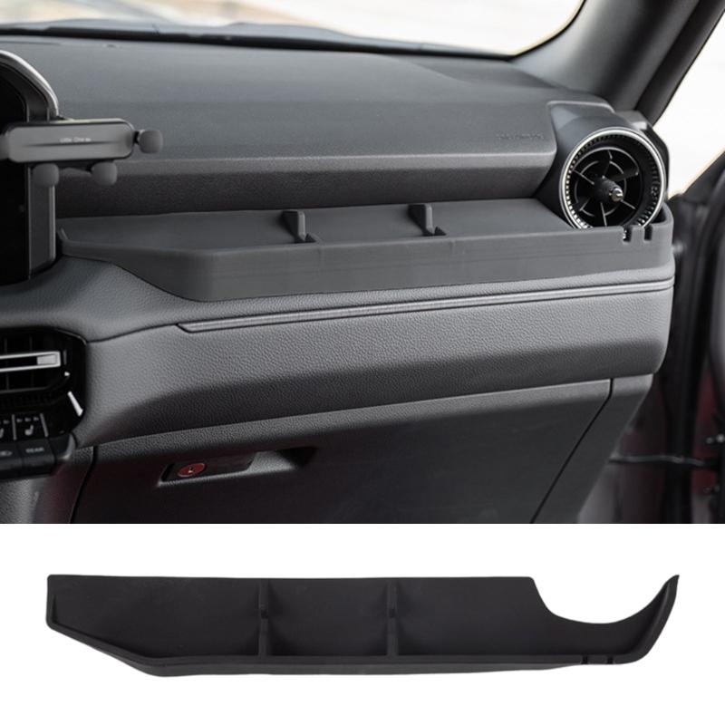 Vehicle Silicone dashboard Tray Organizers Soft Dashboard Storage Solution Noise Reduction Accessory Upgrades for Prado LC250
