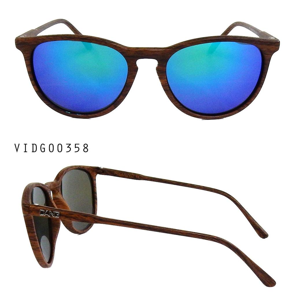 Dan Fenton Wood x Green Mirror Polarized Sunglasses Shady's (vidg00358)