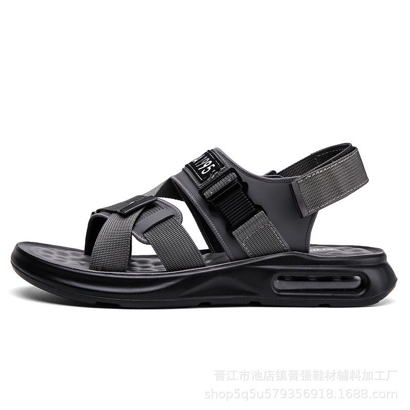 

Летние пляжные шлепанцы уличные платформа мужские закрытые модные нескользящие сандалии дышащие модные универсальные шлепанцы 44