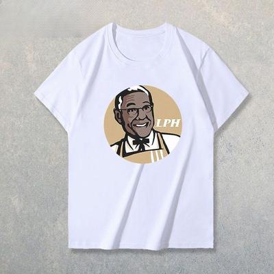 Die amerikanische TV-Serie Breaking Bad T-Shirt Parodie Goo's Fried Chicken Onkel LPH Reine Baumwolle Lockeres Shirt für Männer und Frauen