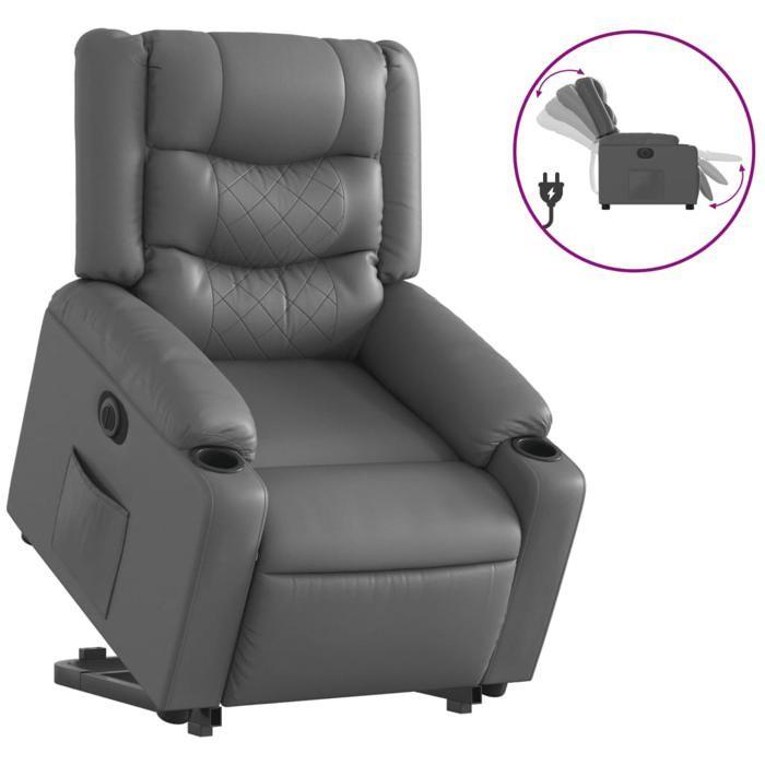 VidaXL Electric Recliner, Relaxation Chair with Adjustable Backrest and Footrest, Living Room Seat 3206562