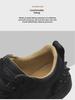 Men's 2024 Autumn Black Rivet Casual Fashion Sneakers