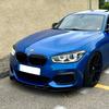 Do BMW serii 1 F20 F21 M Sport Hatchback 2011-2019 Samochód Przedni Zderzak Wargi Spoiler Rozdzielacz Dyfuzor Zestawy Karoserii Pokrywa Czarny Tuning