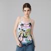 Siamese Beauty Print Sexy Leaky Back Racing Sports Tight-fitting Waist To Show Slimming Large Size Swimming Pool Hot Suit