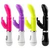 Kraftvolle Rabbit-Vibratoren Vagina Klitoris Stimulator Doppelkopf G-Punkt Massagegerät Sexspielzeug für Frauen Weiblicher Masturbator Sexshop
