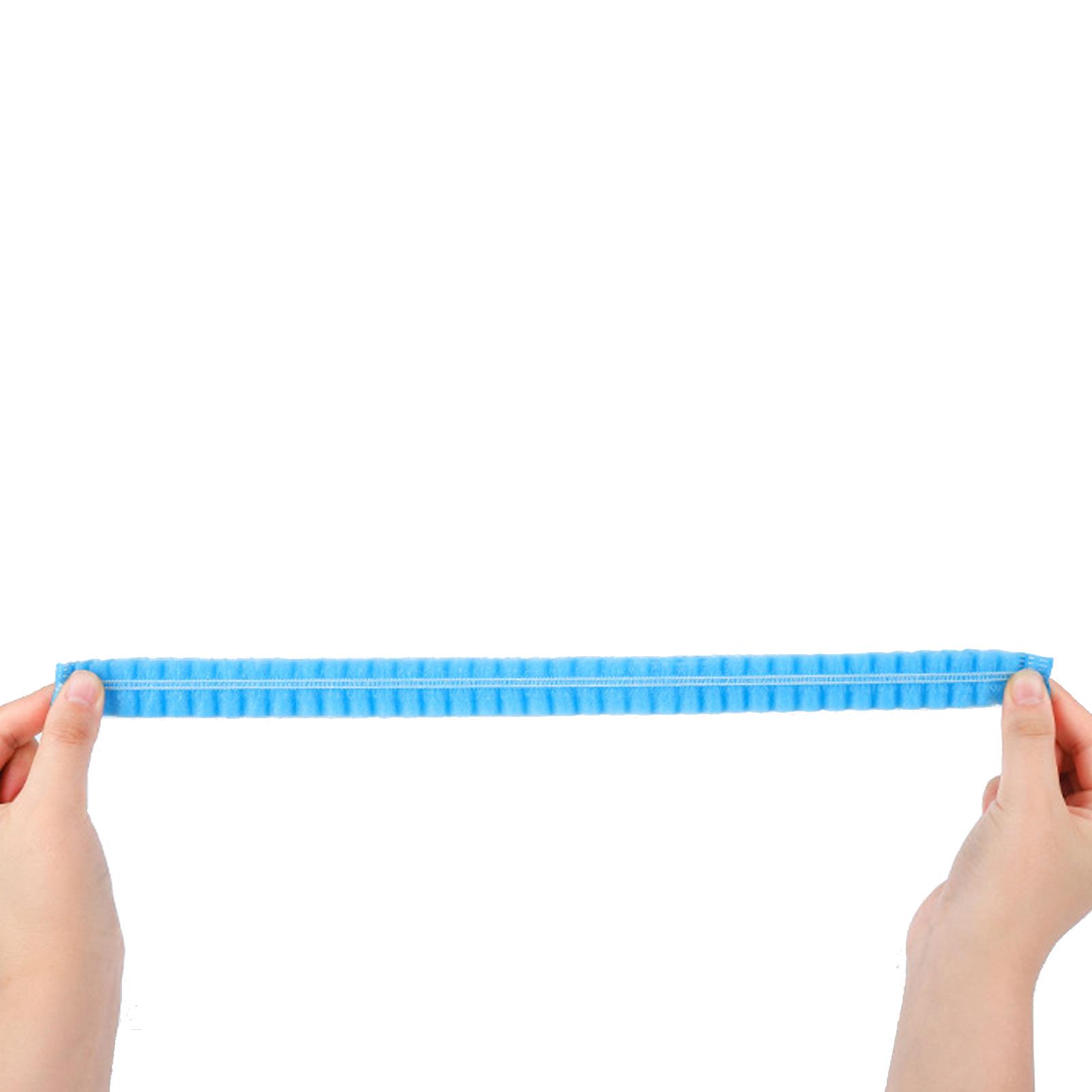 

100 шт одноразовая шапочка высокоэластичная нетканая ткань одноразовая сетка для волос головной убор для красоты