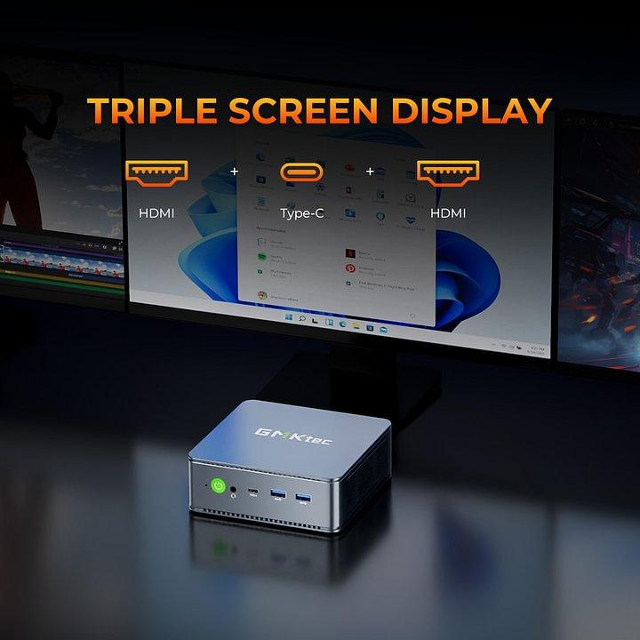 MINIPC GMK   M6 ULTRA   32G+1T SSD  AMD Ryzen 5 7640HS AMD Radeon 760M Windows 11 Pro