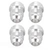 4PCS AN8 3 4in Male Thread Billet Aluminum Alloy Car Thread Connectors Weld In Pipe Fitting