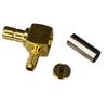 SMB plug connector for RG174 cable, angled --- 2 pcs -