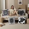 Luxury D-Diptyques Pillow Case Plush Fabric Soft Double Sided Print Sofa Cushion Cover Throw Pillow Covers