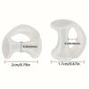 2pcs Silicone Toe Separator Finger Feet Care Protector Gel Toe Orthopedic Bunion Hallux Valgus Corrector Pedicure Spacer Yoga