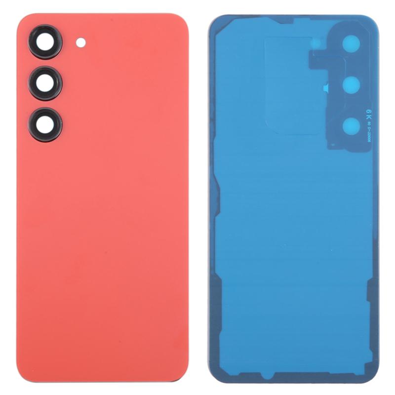 For Samsung Galaxy S23 S911 Battery Housing with Adhesive Sticker+Camera Lens Cover