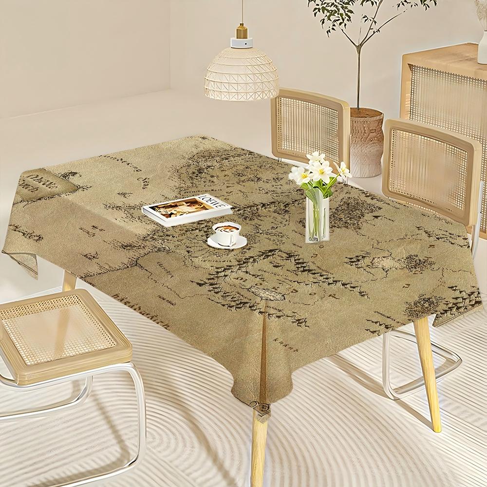 L-Lords Game Rings Home Tablecloths Dining Decoration And Rectangular Table Accessories Waterproof Cloth Anti-Stain