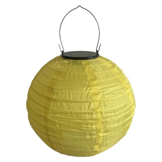 25/30CM Skládací solární lucerna s držadlem IP44 Vodotěsná Venkovní zahradní závěsná Čínská tradiční dekorativní LED látková lucerna