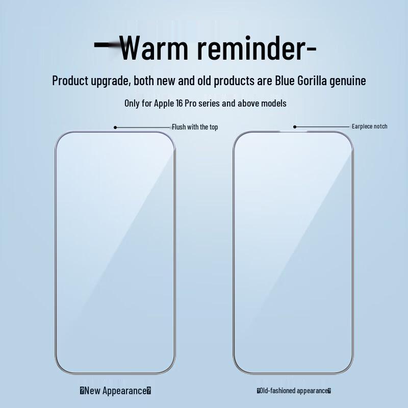 Blue Gorilla Apple iPhone 16 Pro Max Tempered Glass Screen Protector