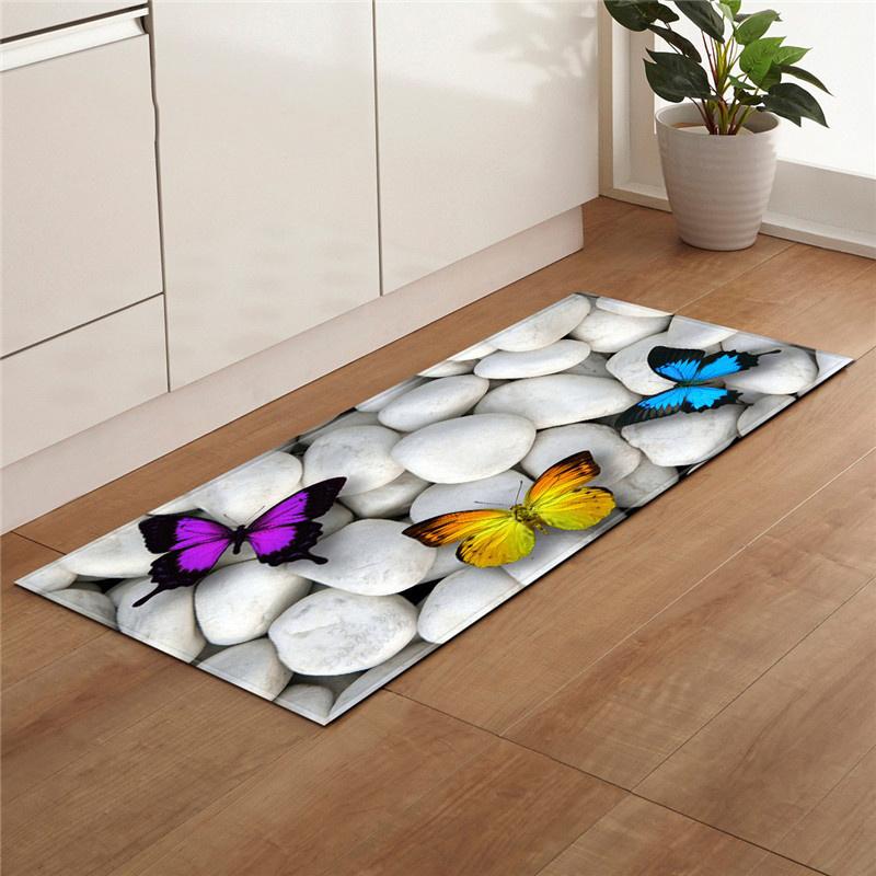 Modern Living Room Balcony Bathroom Carpet Door Mat Bath Mat Beach Stone Shell Kitchen Mat Non-slip Carpet
