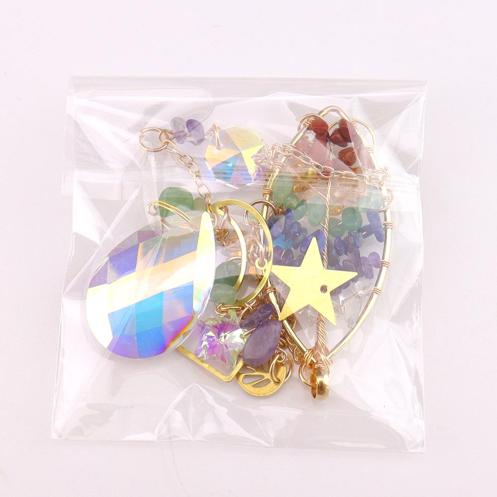 Crystal Tree of Life Rainbow Sun Catcher Pendant