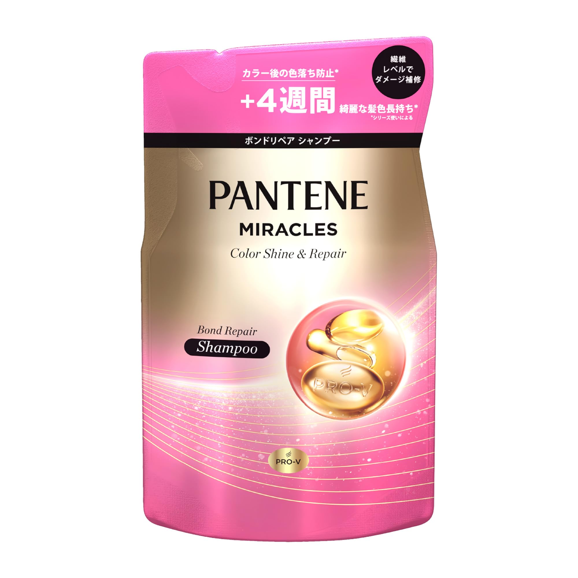 

Pantene Miracles Shampoo 350g Refill Color Shine Repair Color Care &