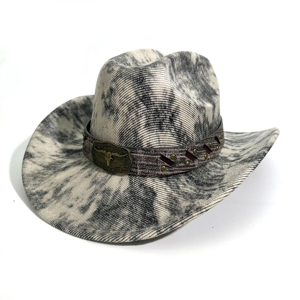 Wholesale Top Hat European And American Jazz Hat Men'S And Women'S Plush Felt Hat Wool Hat Belt Buckle Tide