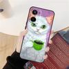 Cute Animal Cat Coffee Case For Realme 14 12 10 11 13 Pro Plus GT 6 6T 5 GT7 Pro C61 C55 C51 C21Y C25S C67 C75 C53