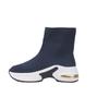 Autumn Fly-Woven Casual Breathable Socks Boots Large Size Thick-Soled Muffin Sports Sleeve Elastic Short Boots Women