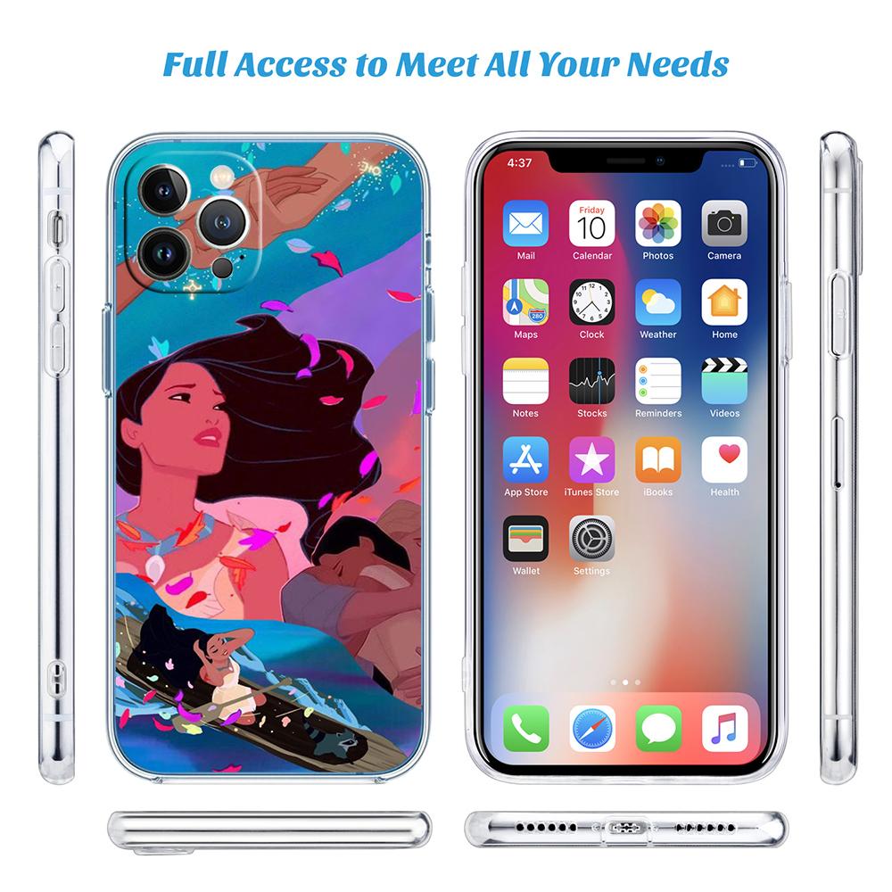 CJ41 Disney Pocahontas Case for Motorola Moto G40 G04 G05 One Ace Action  Fusion + Plus Hyper Macro Vision Zoom