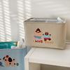 Foldable Cartoon Linen Storage Basket for Toys and Clothes