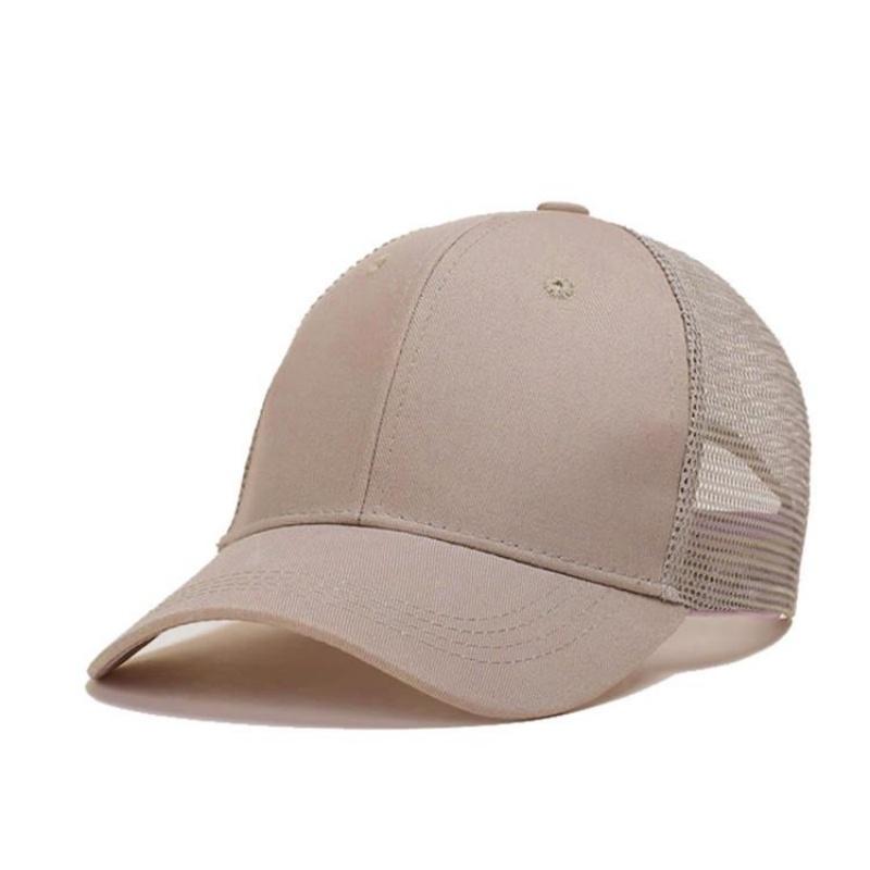 High Quality Mesh Baseball Cap Women Men Summer Cotton Breathable Sunhat Unisex Adjustable Snapback Trucker Hats Male Female