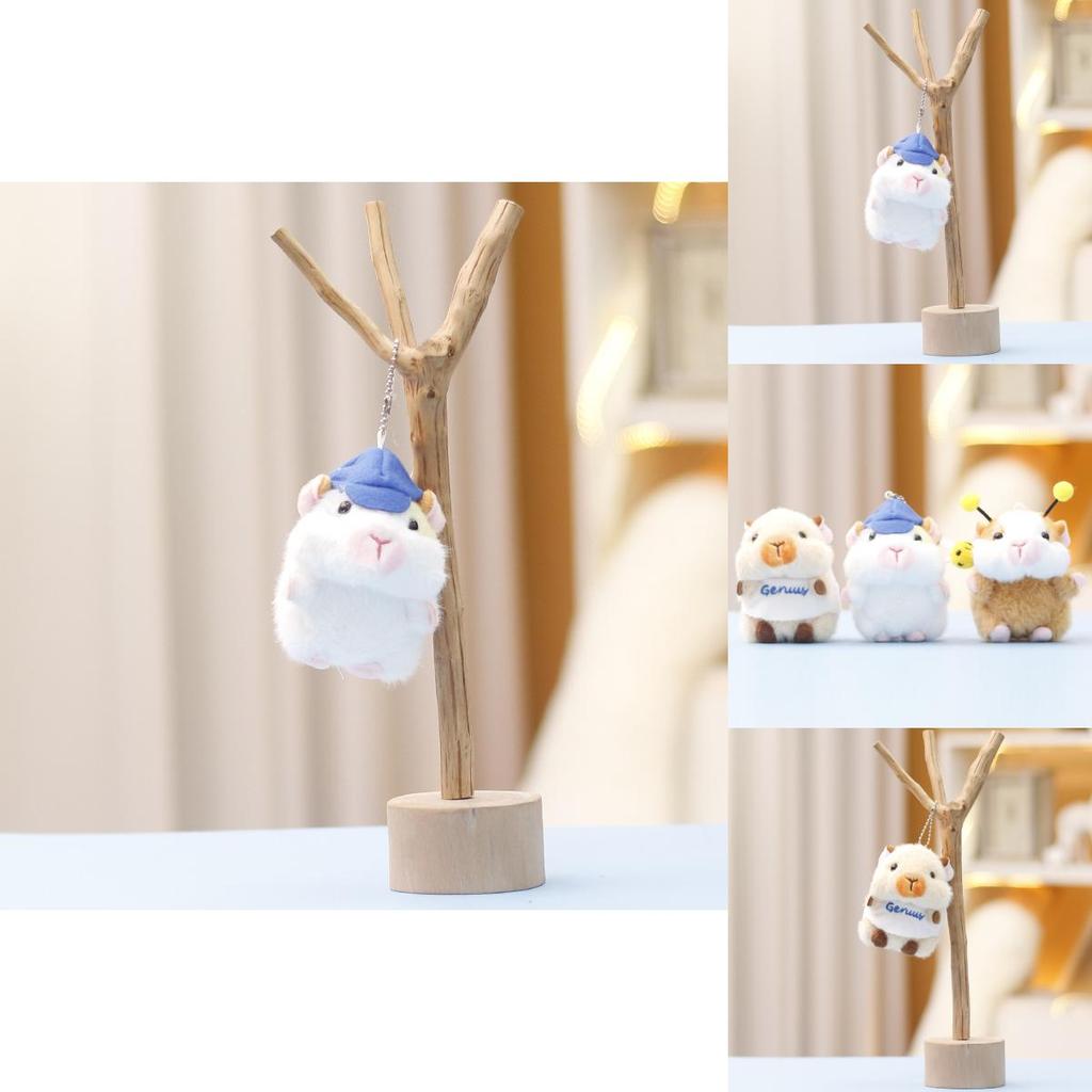 Roztomilé plyšové morče vycpané zvířátko hračka rozkošná panenka klíčenka přívěsek na tašku dárek