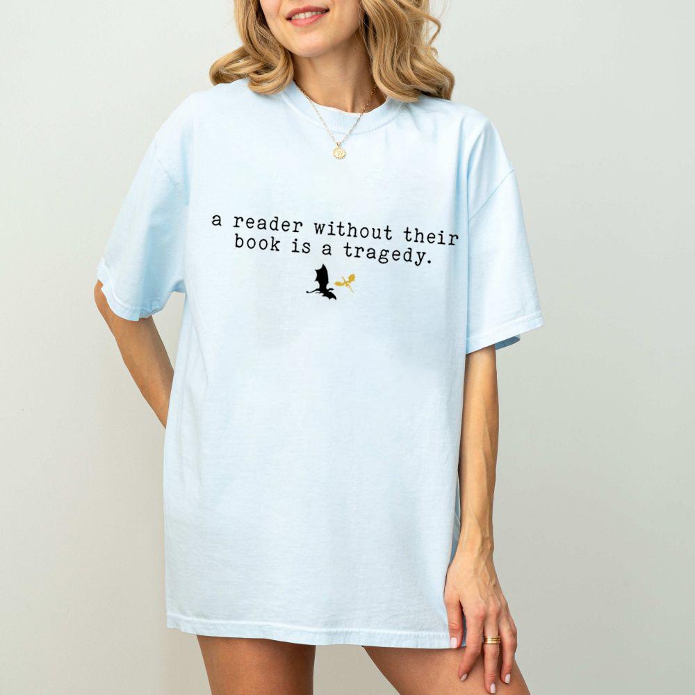 Vintage Dragon Rider Print Shirt Reader Fourth Wing Without Their Book Bookish Lover Tshirt Short Sleeve Y2K Top Streetwear