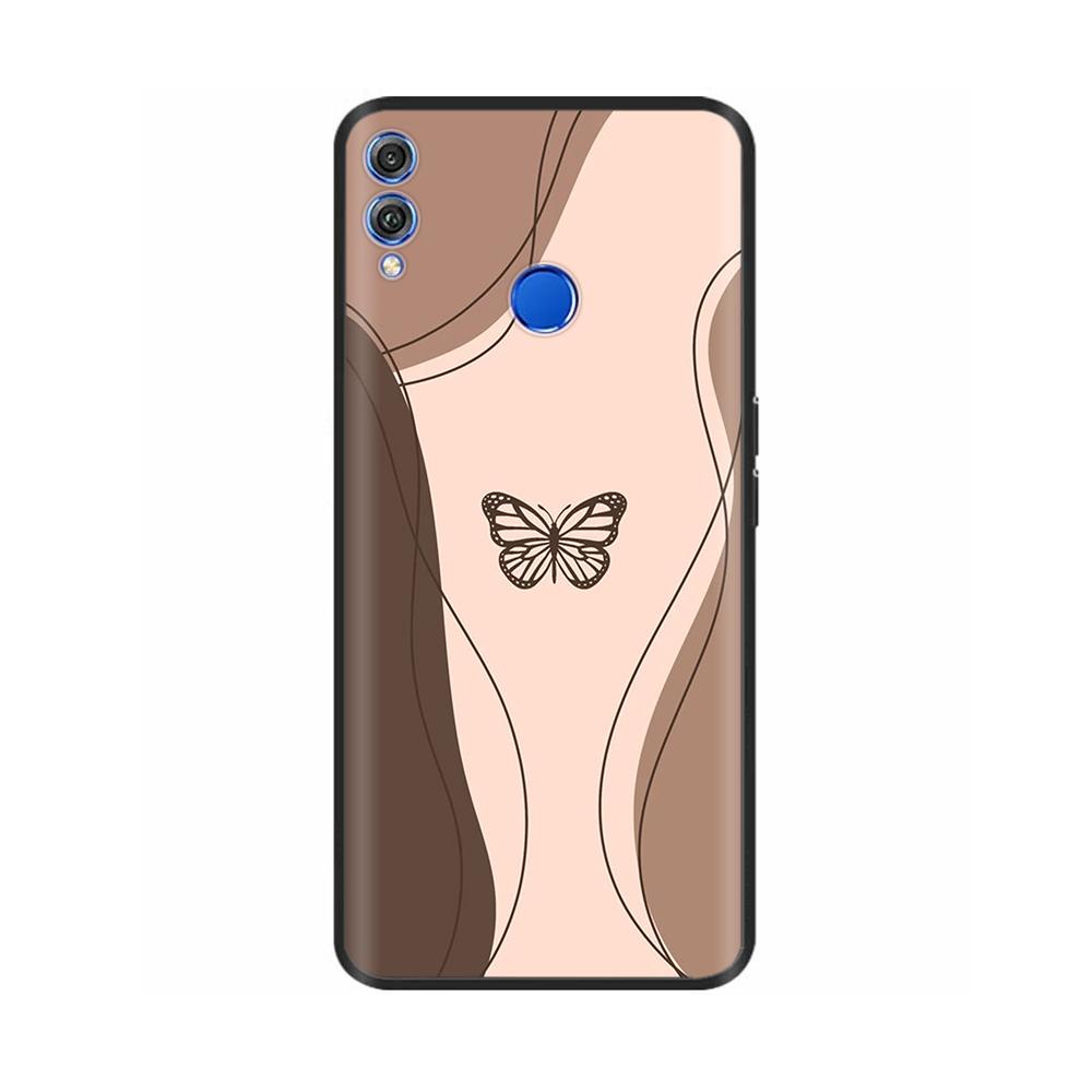 For Honor 8X Case Soft Liquid Silicone Full Coverage Phone Case For Huawei Honor 8X Cases Honor8X Cute Panda Back Cover Fundas