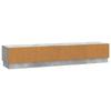 TV Cabinet Concrete Grey 147 x 34.5 x 27 cm Particleboard