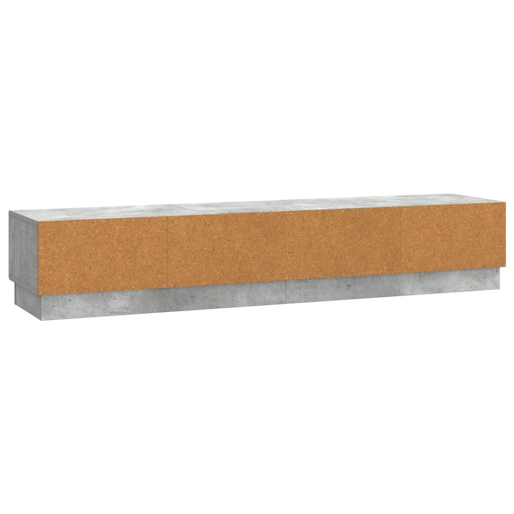 TV Cabinet Concrete Grey 147 x 34.5 x 27 cm Particleboard