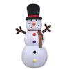 Aufblasbarer Weihnachtsmann-Dekor Aufblasbarer Schneemann Außen-Weihnachts-Gartendekor Manuelle aufblasbar mit Ästen Feiertags Innen-/Außenparty Garde