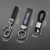 FENK5 For Ford Focus 2 3 1 MK2 MK3 MK1 Fiesta Ranger Mondeo Fusion Kuga Metal/Leather Car Logo Keychain Keyring Key Holder Accessories